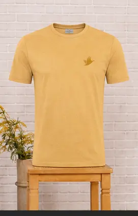 T-shirt classique - Jaune safran
